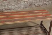 style Industrial vintage bench/gymnasticbench  in wood/metal, European