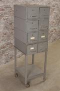 style Industrial vintage cabinet/mailbox decoration in Metal
