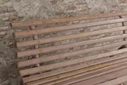 style Industrial vintage garden bench in wood/metal, European