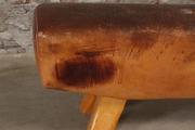 style Industrial vintage gym bank in Leather/wood/metal, European