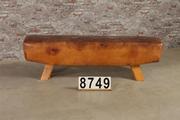style Industrial vintage gym bank in Leather/wood/metal, European
