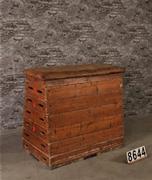 style Industrial vintage gym cupboard/gymbuck  in Leather/wood, European