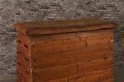 style Industrial vintage gym cupboard/gymbuck  in Leather/wood, European