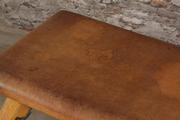 style Industrial vintage gym leather bank in Leather/metal/wood, European