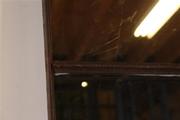 Industrial  vintage style Mirror with window in Metal/ glass, European 20th century