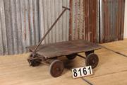 Industrial  vintage style Roll cart in Metal, European 20th century