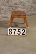 style Industrial vintage side table in wood, European
