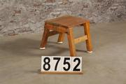 style Industrial vintage side table in wood, European