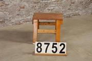 style Industrial vintage side table in wood, European