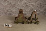 style Industrial vintage undercarriage table in Metal, European