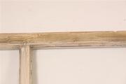 Industrial  vintage style Windowframe in wood/glass, European 20th century