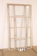 Industrial  vintage style Windowframe in wood/glass, European 20th century