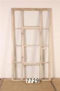 Industrial  vintage style Windowframe in wood/glass, European 20th century