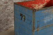 style Industrial workbench/sidetable in wood/metal, European