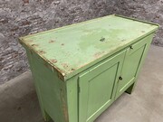 style Retro vintage cabinet in wood, European