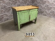 style Retro vintage cabinet in wood/metal, European