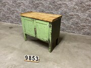style Retro vintage cabinet in wood/metal, European