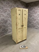 style Retro vintage cabinet in wood, European