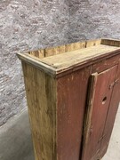 style Retro vintage cabinet  in wood 20th century