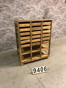style Retro vintage cabinet/dresser in wood, European