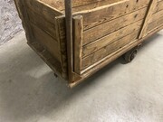 style Retro vintage cart/trolley in wood/metal, European