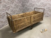 style Retro vintage cart/trolley in wood/metal, European