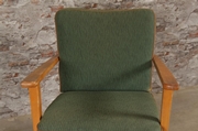 style Retro vintage chair  in wood/fabric, European