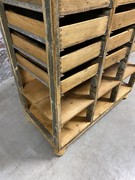 style Retro vintage chest of drawers in wood, European