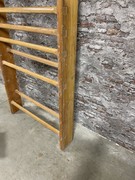style Retro vintage gym rack in wood, European