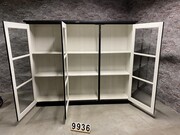 style Retro vintage showcase/bookcase in Glass/wood