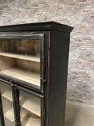 style Retro vintage showcase/bookcase in Glass/wood, European
