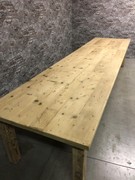 style Retro vintage table/diningtable/gardentable in wood, European
