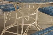 style Table and chair gardenset in wood/metal, European
