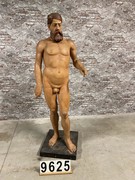 style Unique antique sculptures off the human race in wood, European 20th century