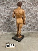 style Unique antique sculptures off the human race in wood, European 20th century