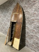 style Vintage boat  in wood, European 20th century