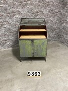 Vintage style Industrial retro vintage cabinet/rack in Metal, European