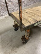Vintage style Industrial retro vintage cart in wood/metal