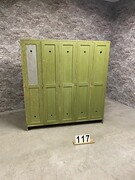 Vintage style Retro vintage cabinet in wood, European