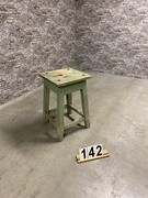 style Vintage stool/sidetable in wood