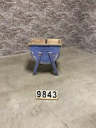 style Vintage wasmachine in wood/metal, European 20th century